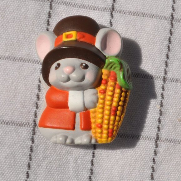 fall autumn thanksgiving jewelry lot 8 pieces leaf boyds bears mouse ghost (5008 - Picture 5 of 12